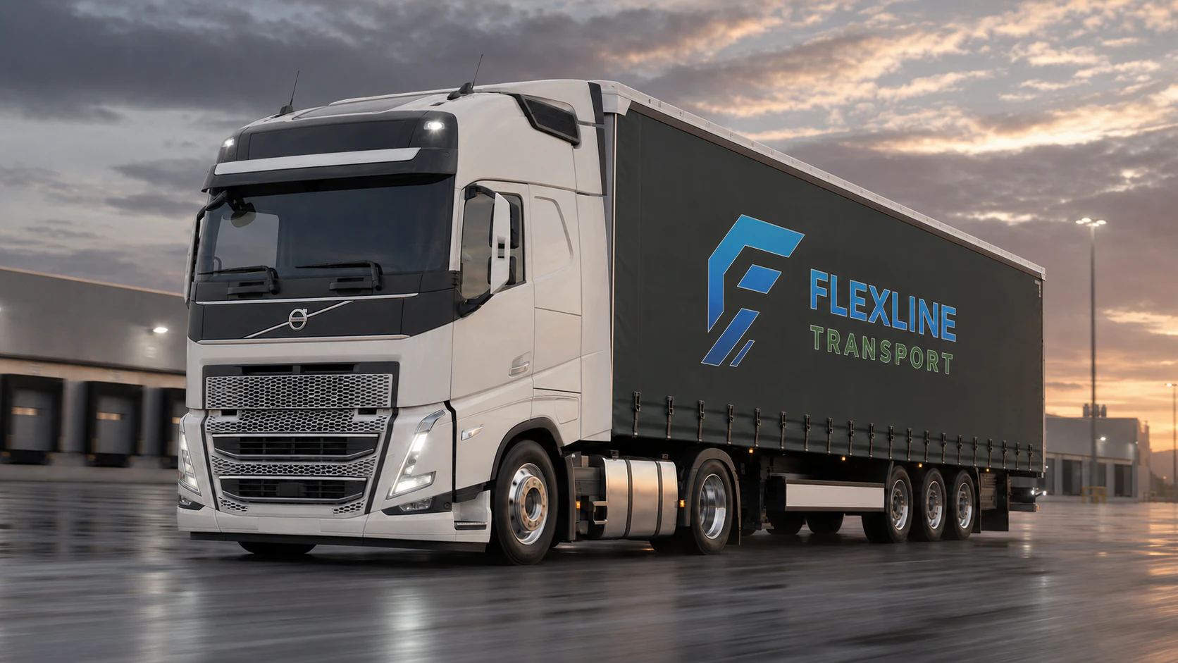Volvo FH 2021 Flexline Transport on the road